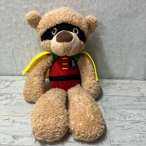 GUND DC Comics Robin Fuzzy Teddy Bear Stuffed Animal Plush, Beige, 14"